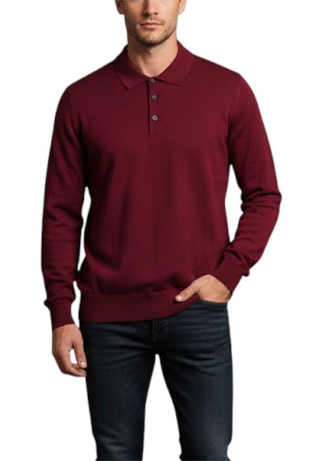 Long-sleeved polo shirt MASQ | sweaters | M5625 5003510